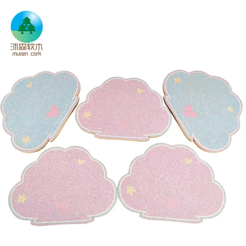 Unique design custom shape decorative cork board Cork Board Sheets