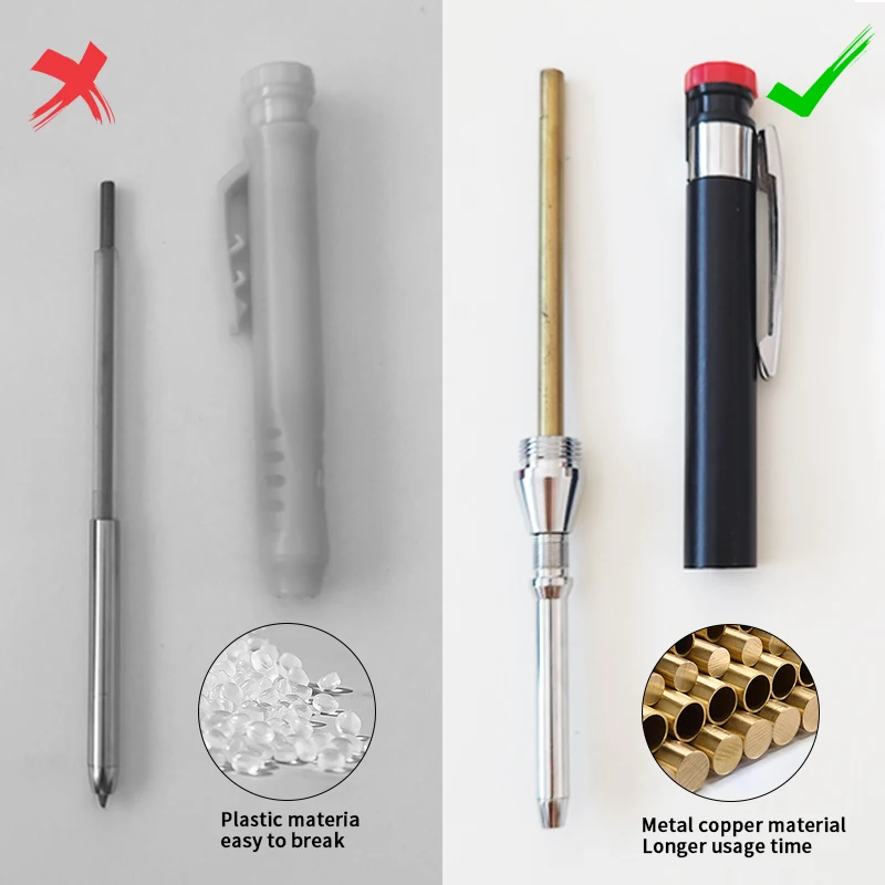 Fine Point Best Marking Tools  Solid Mechanical Pencils Carpenter Pencils Set