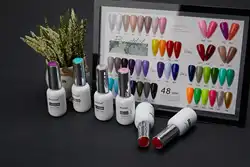 Private label 120 colors gel nail polish kit set with your brand