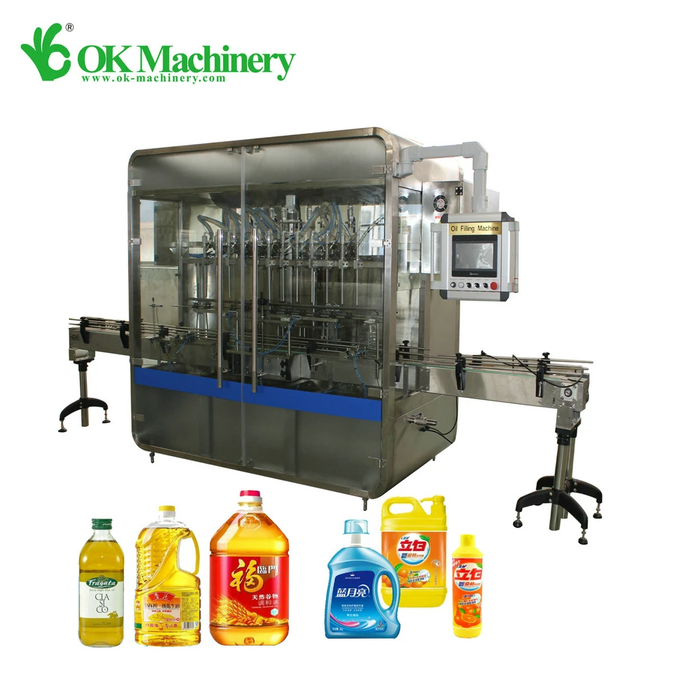 OKY21automatic chili water agent essential rotary oil filling and capping machine