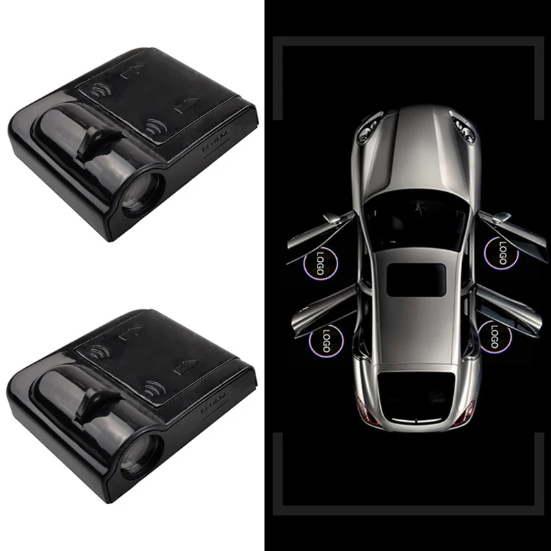 wireless car logo welcome light led car door light 12V car lamp