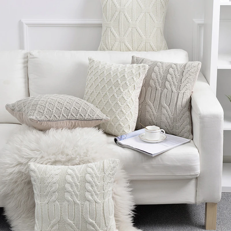 Christmas Cushion Covers Decorative for Sofa,Knitted Cushion Cover,custom Cushion Cover Pillow Case