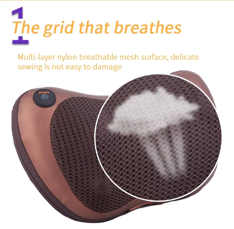 Electric Car Seat Wireless Shiatsu pillow shiatsu mini electric feet massager