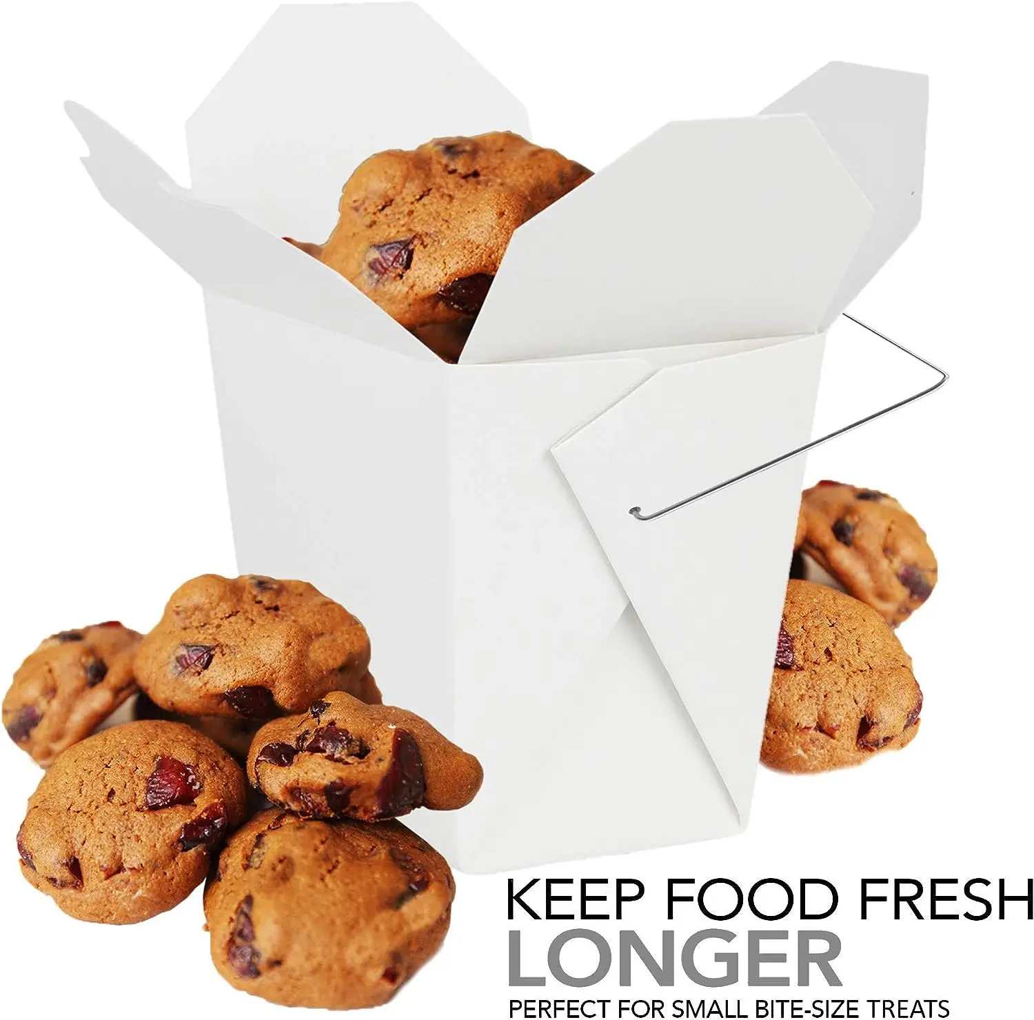 16oz 26oz 32oz Chinese Noodle Box Food Packaging Containers Take Away kraft White Rice Box Paper Noodle Box