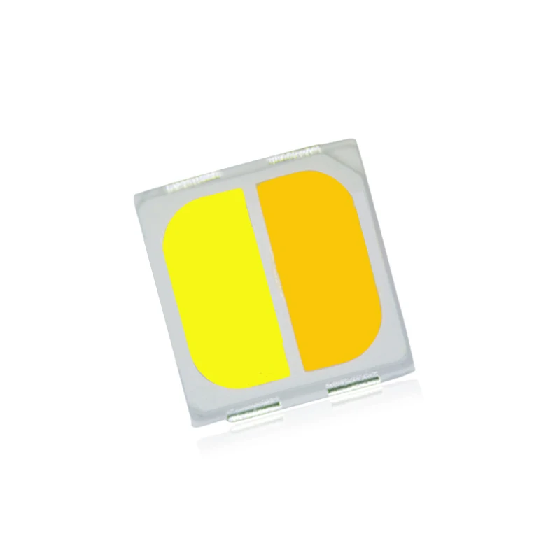 Dual color SMD LED 0.5W 1W 3volt led chip 3030 3000K 6000K bi color SMD LED for dimmable down light