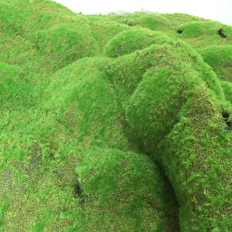 RSH factory wholesale artificial grass plant panel artificial moss wall art for decoration