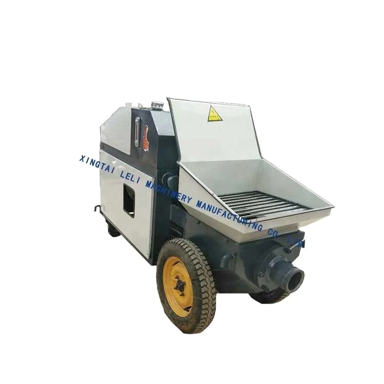 High quality  pressure plunger pump building sand cement mortar plaster machine/render spraying pump