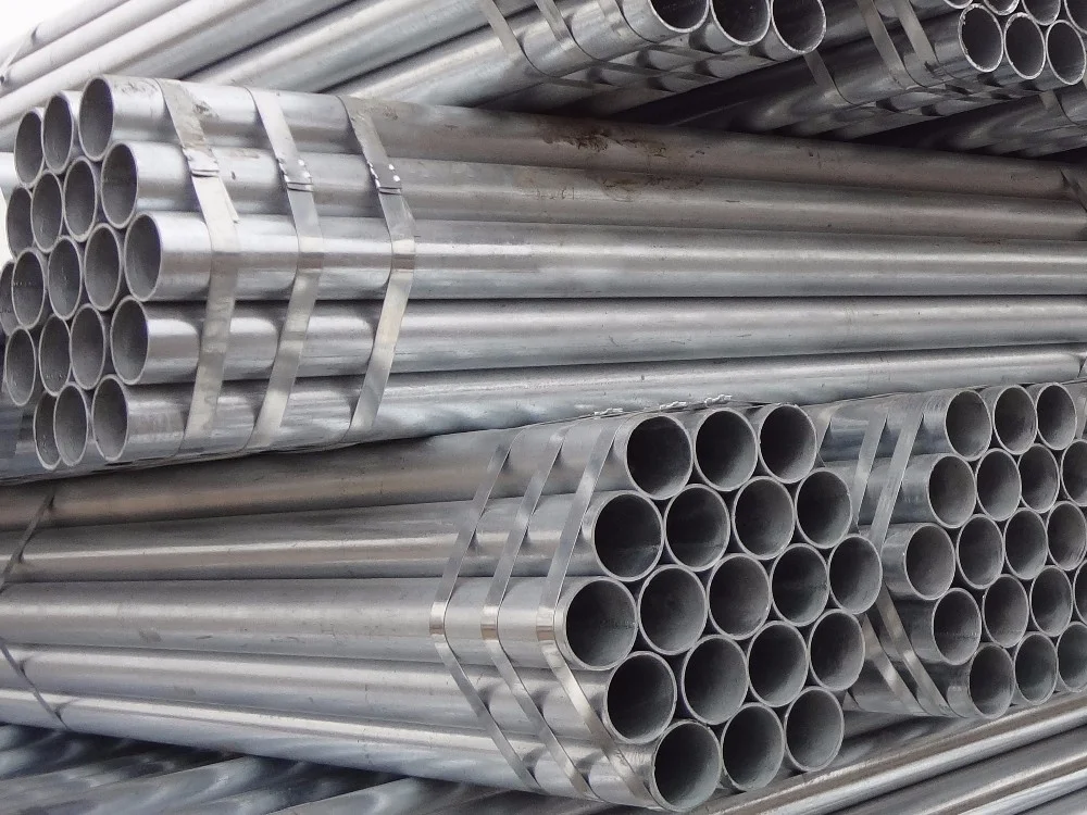 Hot-dipped galvanized steel pipe  and scalffolding tubs used for greenhouses