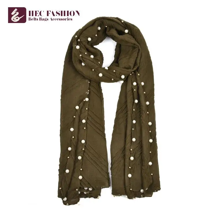 HEC Wholesale Chinese Elegant Comfortable Soft Long Polyester Women Scarf