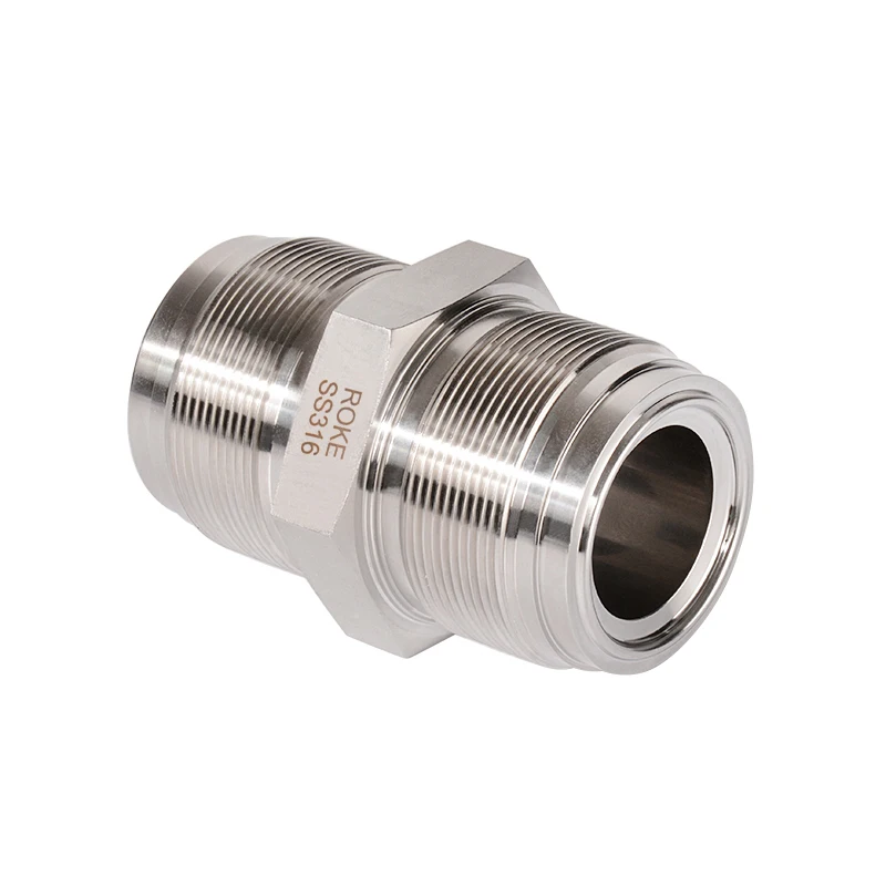 Stainless Steel VCR Male Thread Hex Nipple Pipe Fitting VCR Fittings