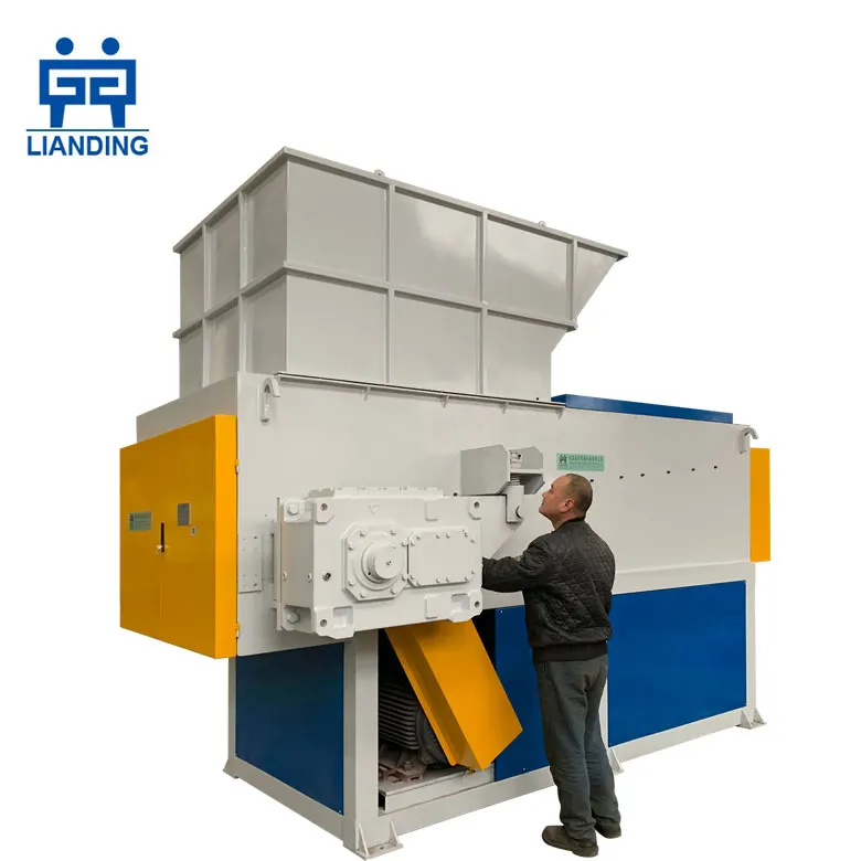 
Small Plastic Lumps Single Shaft Shredder Machine 