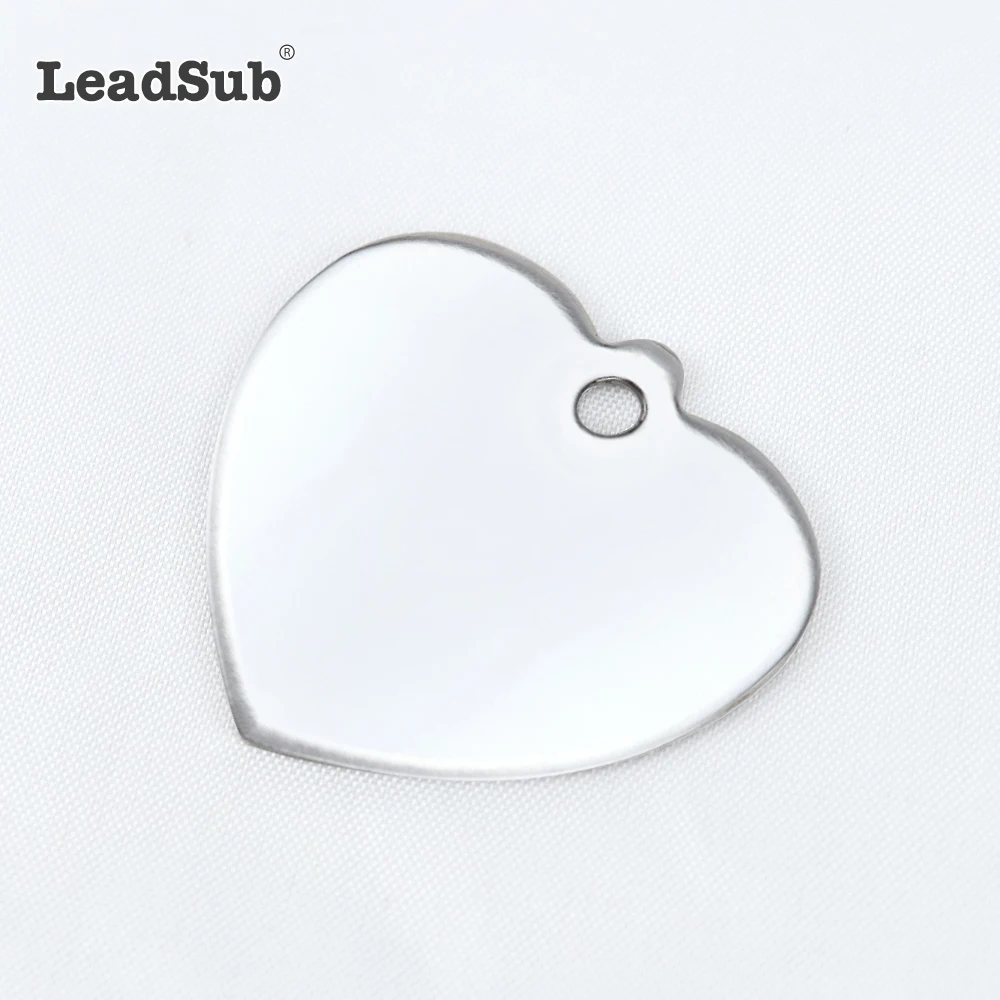 Custom laser engraved metal necklace customised plain blank pet id tag stainless steel sublimation dog tag pendant with logo