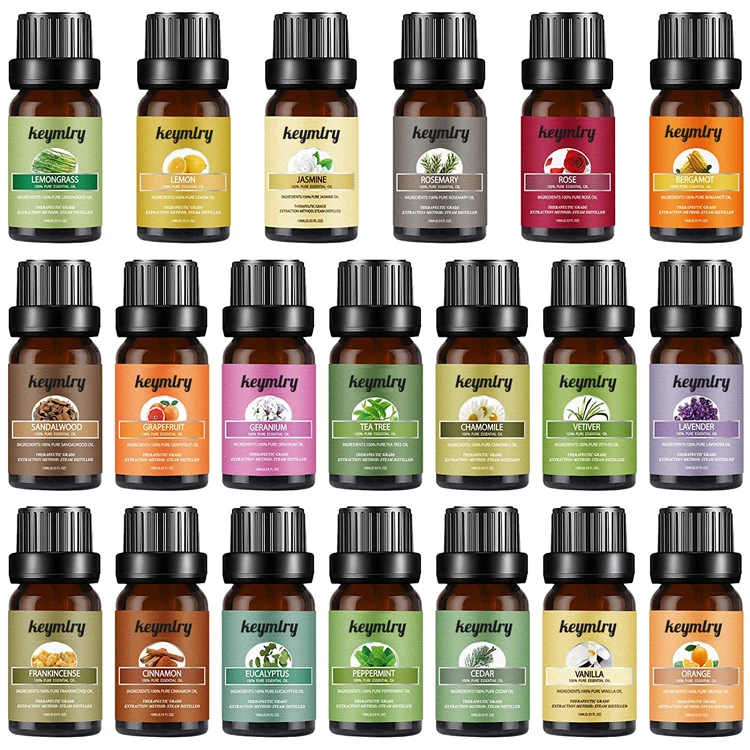 
Wholesale private label 100% Pure Massage Body Aromatherapy Essentials Oil Set 