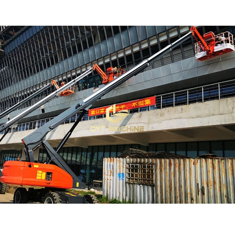 
30M Lifting Height Self-Mobile Hydraulic Telescopic Boom Lift Manlift 