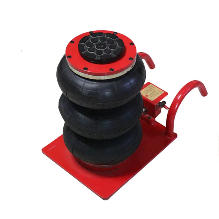 Pneumatic 3/5/10Ton Triple Bag Air Car Heavy Duty Lifting Jack