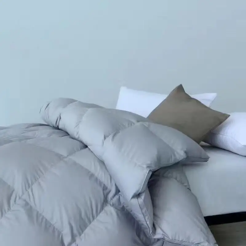 White Hungarian 90%Goose down 10% Feather duvet King  Premium Quality With 100% Cotton Warm  Cover  For Winter Season