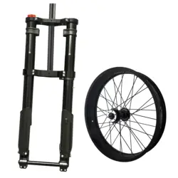 20*4.0inch Front Wheel 20inch 135*15 Thru-axle Front Air Suspension Fork for Fat Bike/Doodlebike