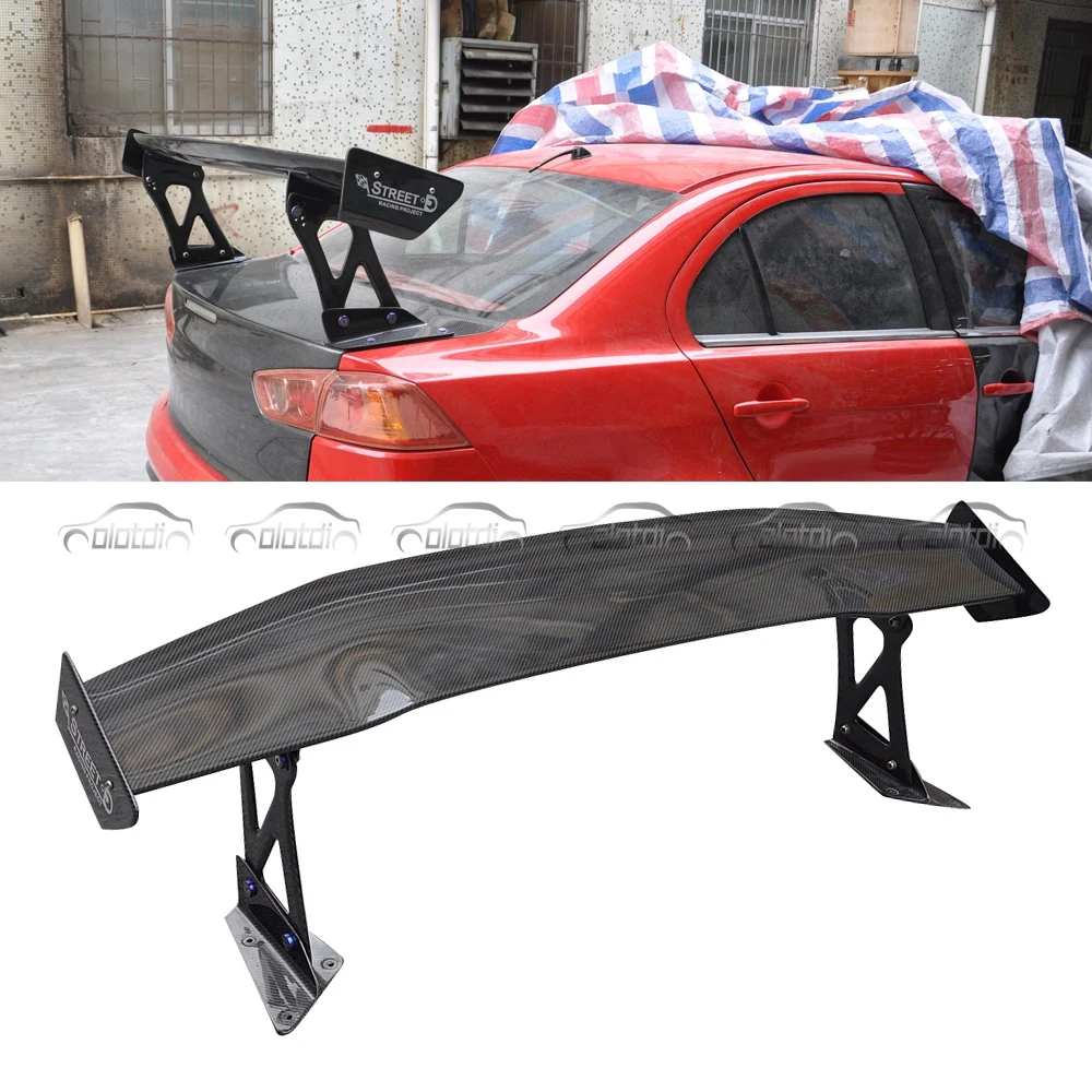 VRS Style Carbon Fiber Rear Trunk Wing Spoiler Boot Lip For Mitsubishi Evolution Lancer EVO10 EVO X Car Styling