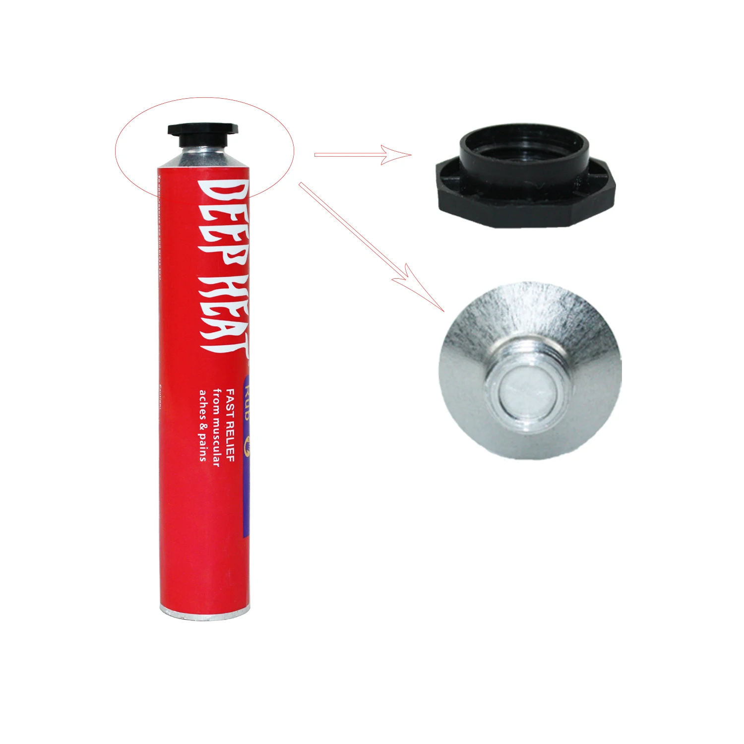 Hot Sale Aluminum Diameter 16 19 22 25mm Collapsible Tubes Ointment Tubes