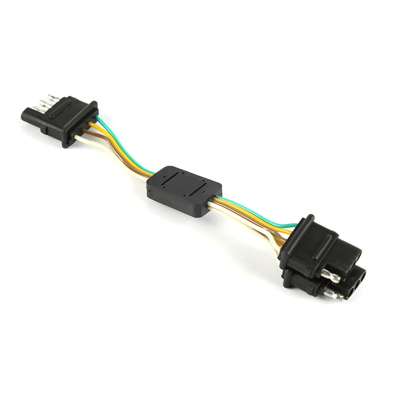 Индивидуальный Электрический жгут проводов, кабель в сборе, разделенный на два прицепа, жгут проводов электродвигателя