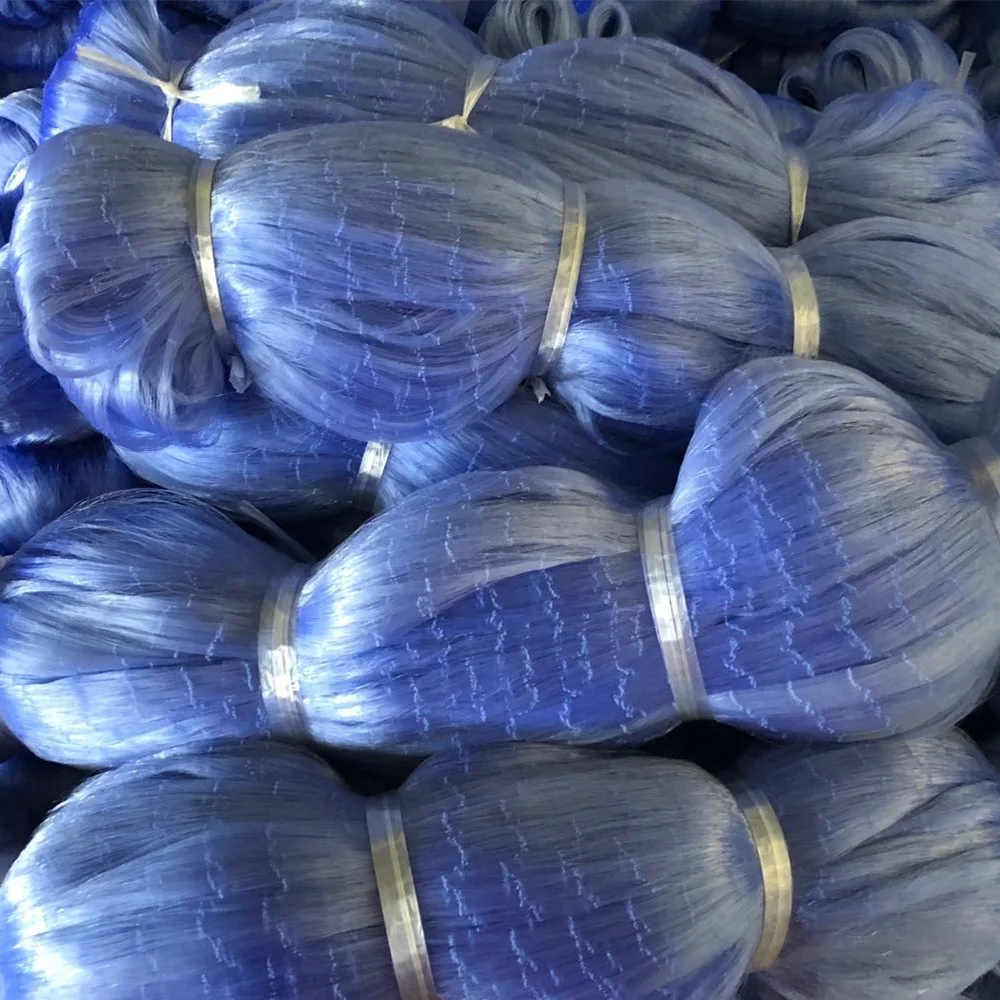 Nylon Monofilament Fishing Nets Red De Pesca Fishing Nets China Color PA6 Mesh Factory White Woven Bag PA Double Shandong 1000