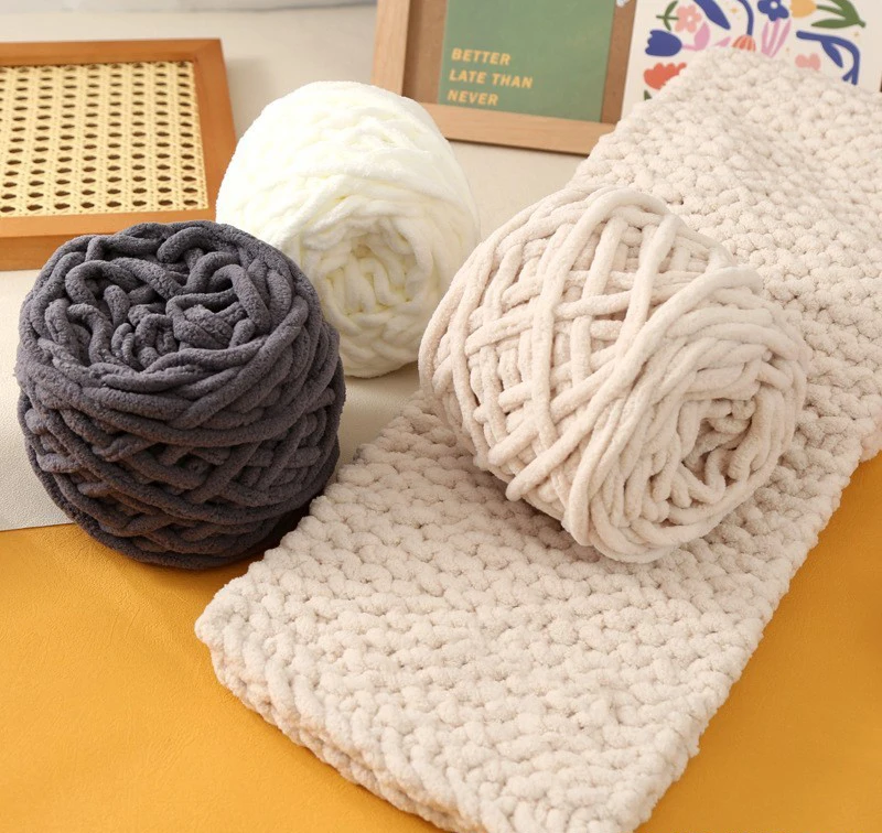 Ручное Вязание Пряжа из ледяной хлопчатобумажной пряжи для поделок Одеяло свитер шаль шарф перчатки