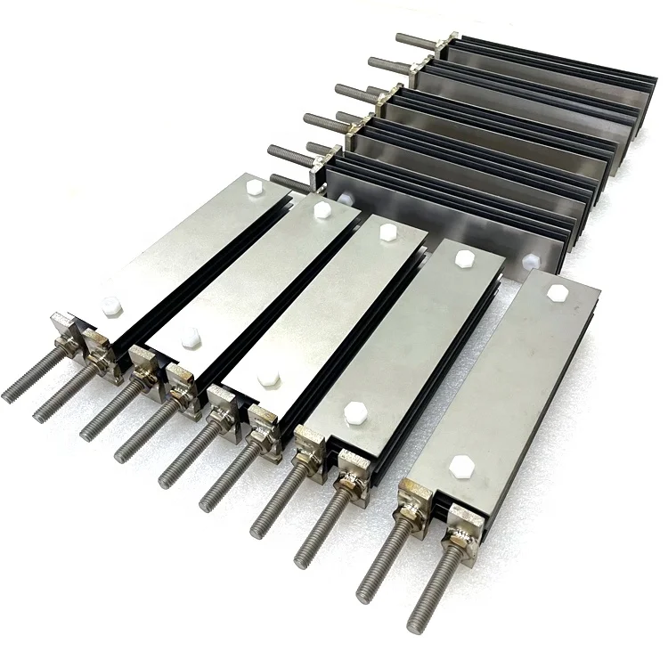 Manufacturer supply Titanium mmo electrode group of electrolysis cell for sodium hypochlorite generator