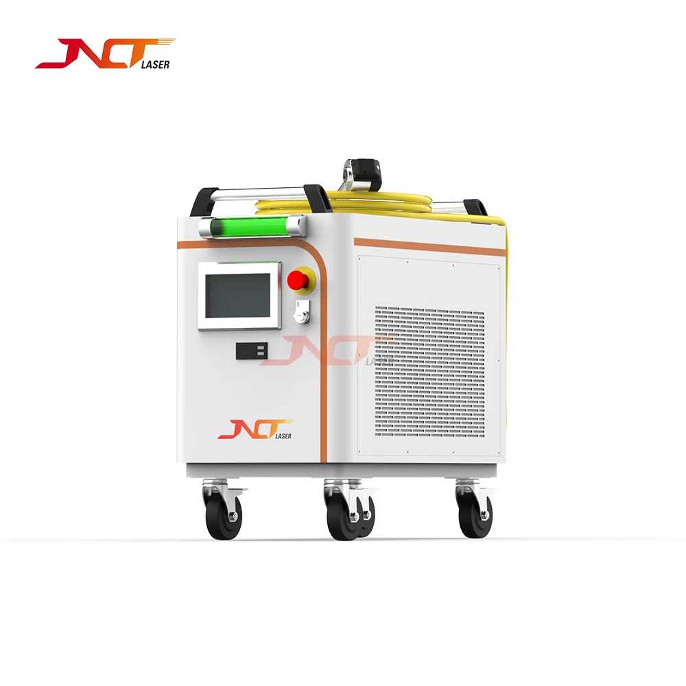 300w Portable Pulsed Fiber Laser Cleaning Machine Remove Paint Rust Oil from Material Surface
