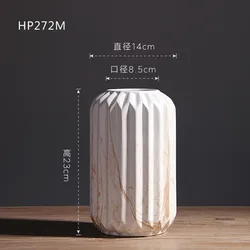 Top sale banquet porcelain vase vintage marble decoration for weddings centerpiece flower vases