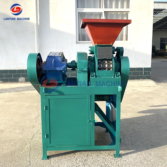 Good burning effect bbq and boiler fuel petroleum coke briquette press machine sludge shaping forming ball press machine