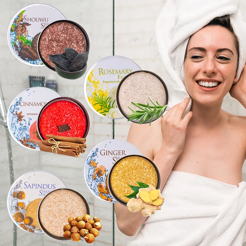 Customized Wholesale Handmade 100% Vegan Natural Organic Eco Friendly Conditioning Black Hair Solid Shampoo Bar Hair Soap