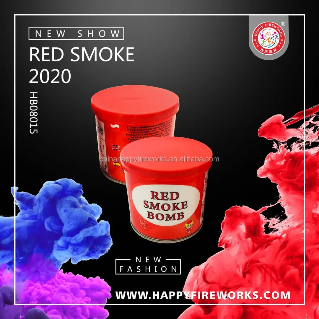 New design  color smoke can grenades wedding party daylight fireworks