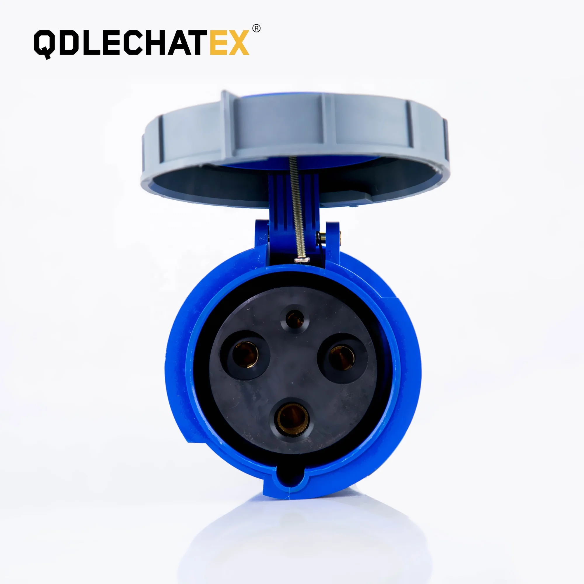 Type 2432  ip67 220v 250v 2p+e 3pin 125A waterproof socket Connector