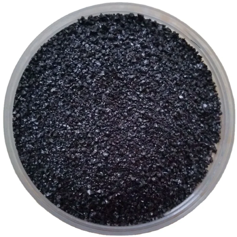 Black natural color sand for road paving construction