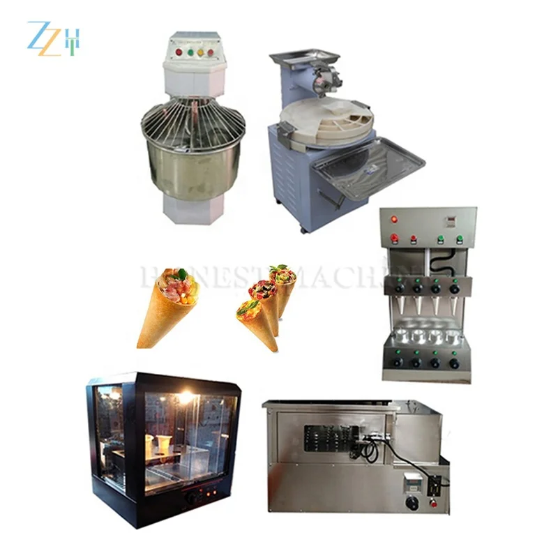 Automatic Pizza Cone Maker / Pizza Cone Making Machine With High Quality