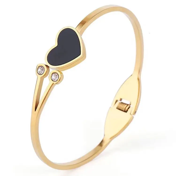 Geometric Double Circle Bracelet Trendy 14k Gold Plated Bracelets 2022 Stainless Steel Jewelry Minimalist Bracelet Femmes Women