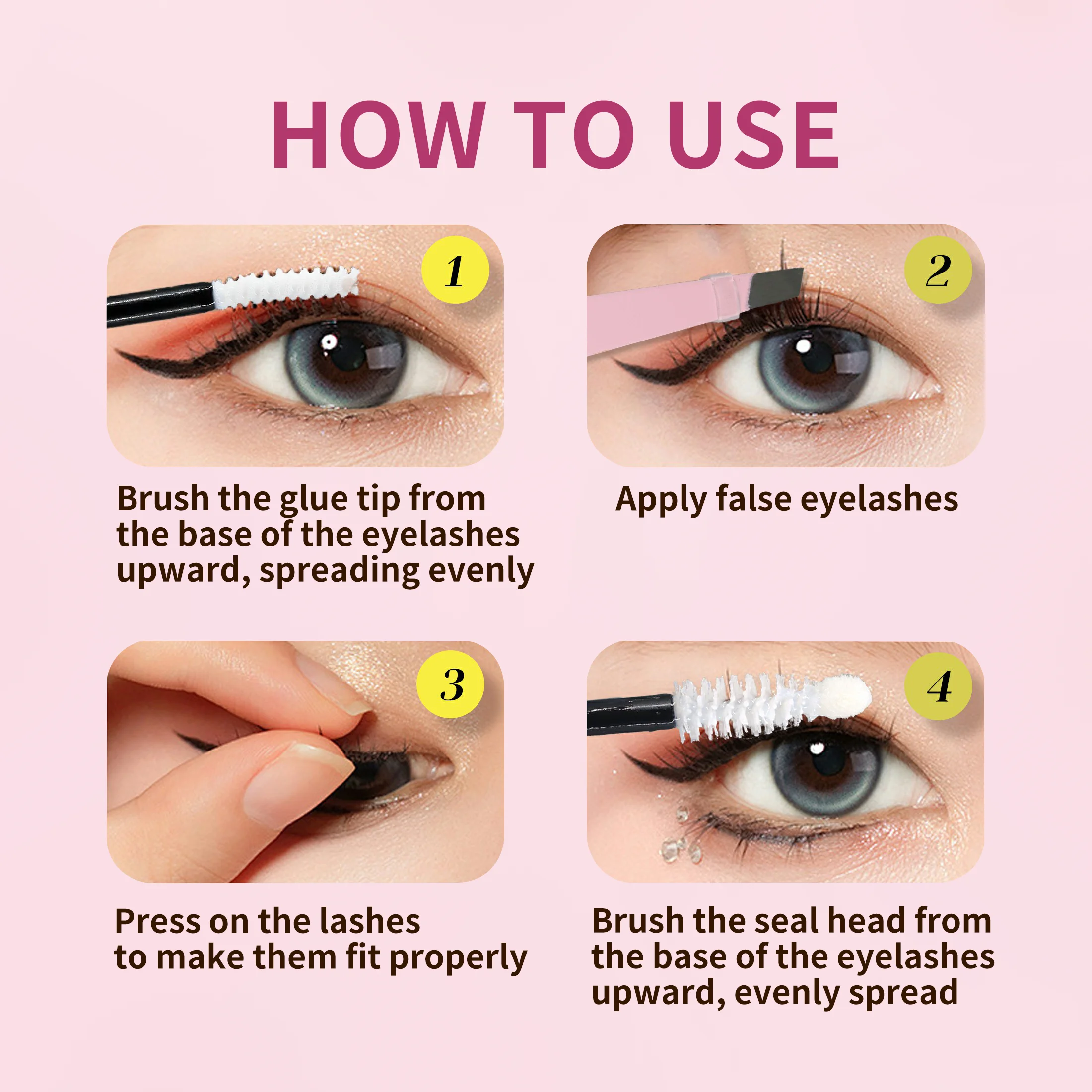 D Curling Extensions Individual Clusters Fluffy Soft and Light DIY Segmented Lashes 0.07 D 9-16mm Cluster Lash