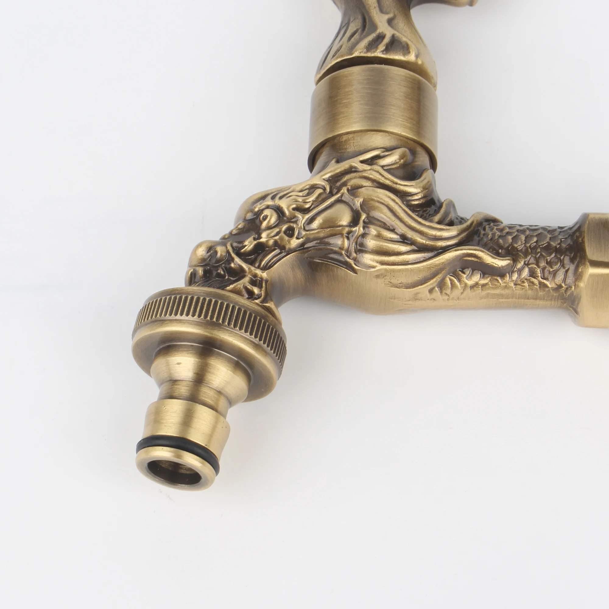 Brass Outdoor Garden Decorative Solid Faucet  Set of 2,  Bird Faucet, Garden Tap, Animal Yard Water Tap