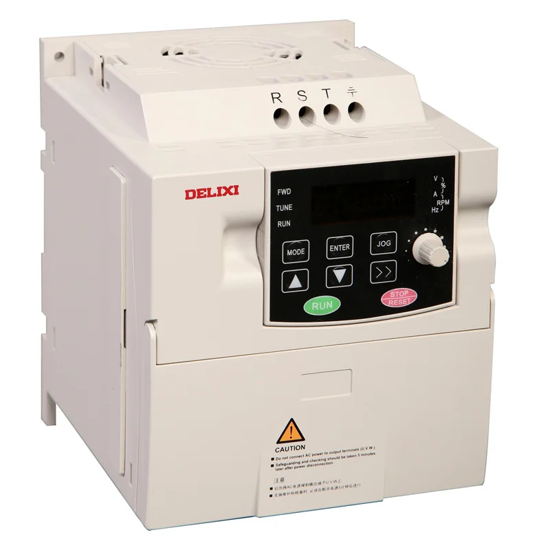 DELIXI однофазный 220v переменного тока для 3 фазы 220 В Преобразователь частоты VFD инвертор контроля скорости
