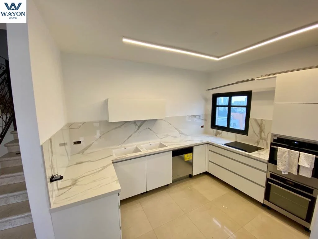 Kitchen Counter Top Marble Artificial Stone Quartz Engineered Home Countertops