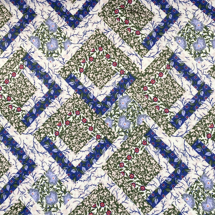 Harvest light weight quick-dry cotton rayon twill patched daisy floral design print fabric for lady clothing