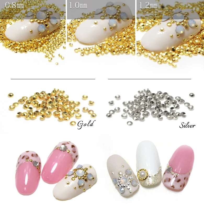 Hot sale mini nail metal studs nail art mini charms nail metal parts