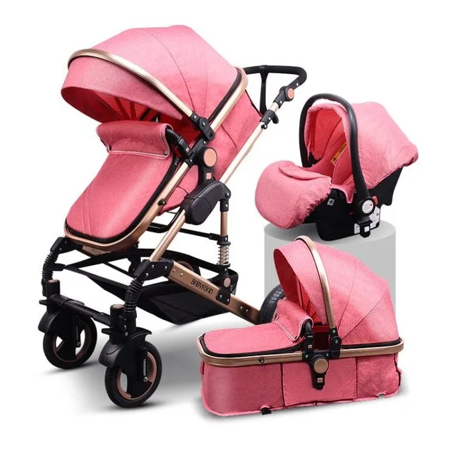Custom Material 7 Colors Luxury Travel Stroller Baby Strollers