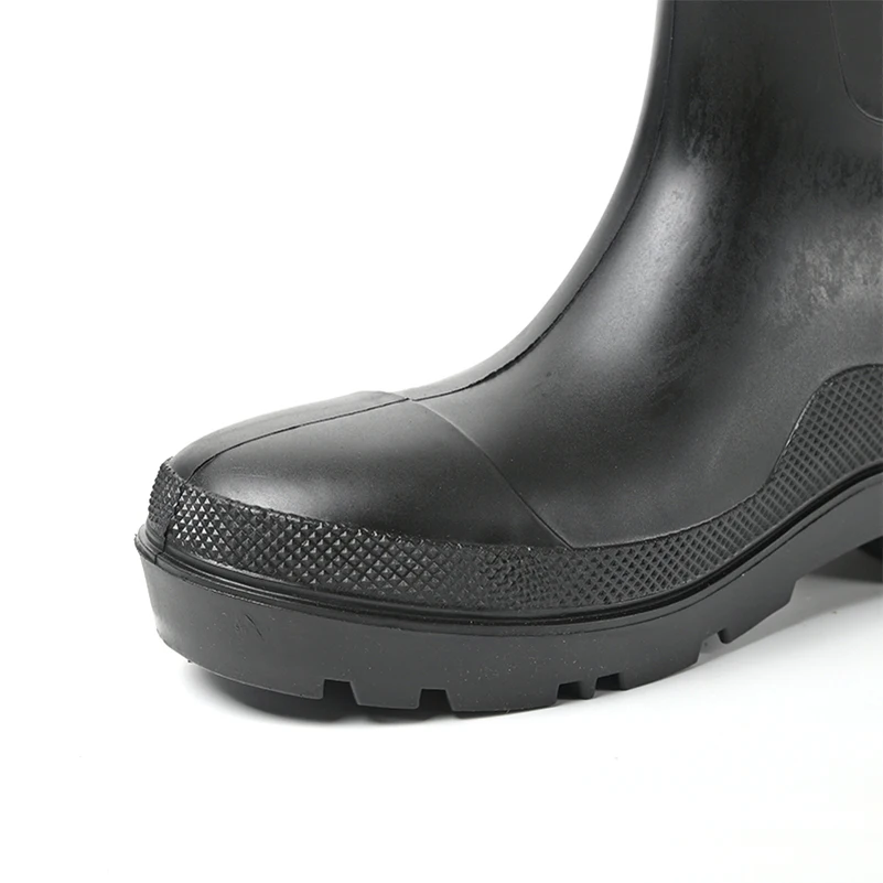 With Steel Toe Direct Sales Acid Resistant Pvc Boys Mens Rain Boots Can be Reused