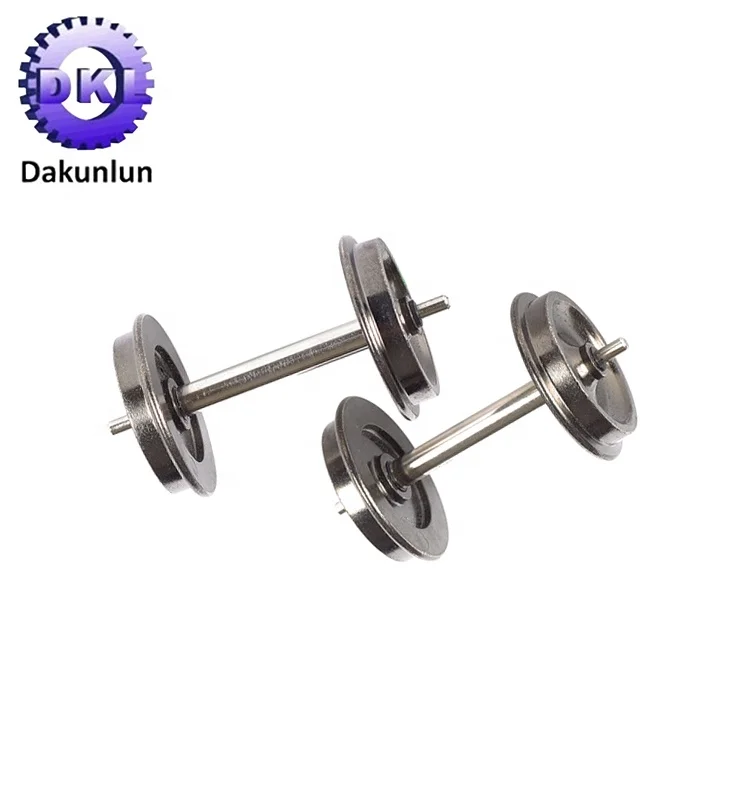 Customizable Model Ho Scale Train Wheels For Toy With POM Gear