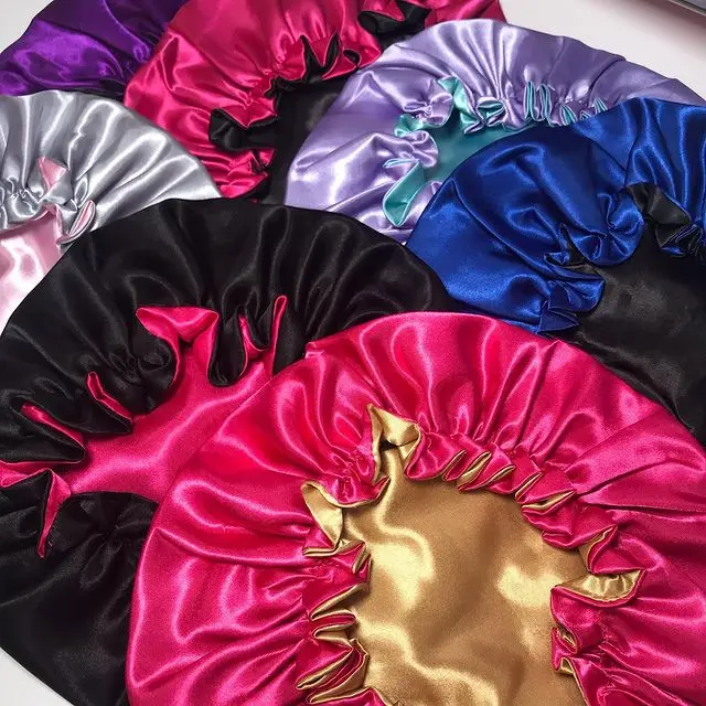 Атласная шляпа на заказ мягкие спальные шапки поставщик