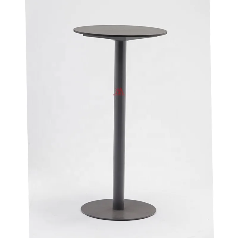 Leisure Facilities Garden cushion outdoor High Bar Stool  table manufacturer modern  bar stools Round high aluminum standing bar