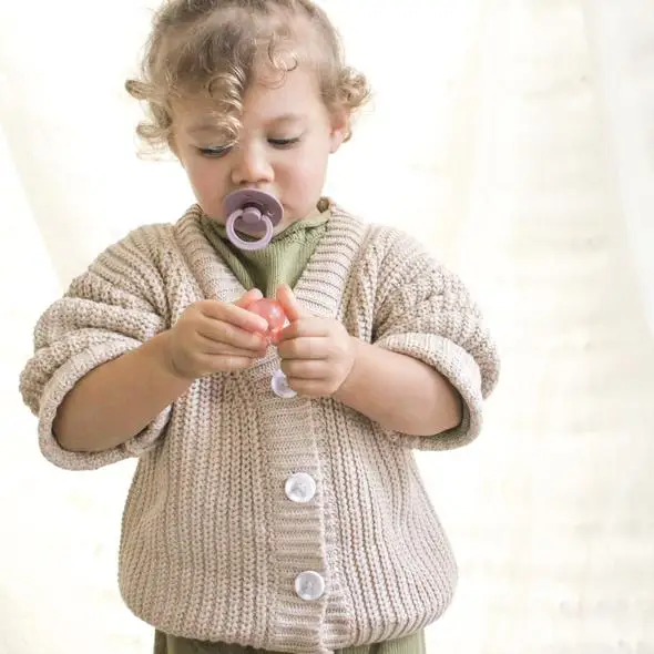 CHEER Children Girls Knitted Sweaters Kids Cardigans Kids Clothing Knitwear Custom Autumn Knitting Coat Kids Knit Sweater