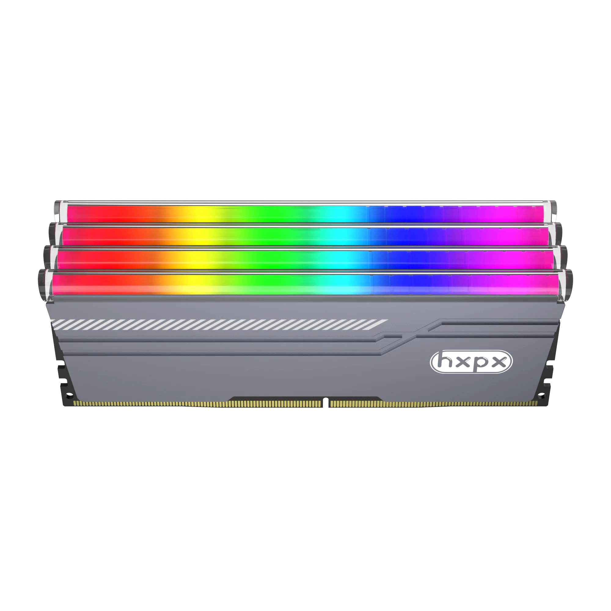 OEM RAM Heatsink RH-02 Color ARGB Radiato aluminum memory Cooler DIY Installation Customizable Connector AURA 3PIN(F/M) Sync