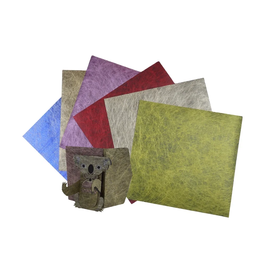 Wholesale 32colors double sided handicraft paper silk cardstock for decorate